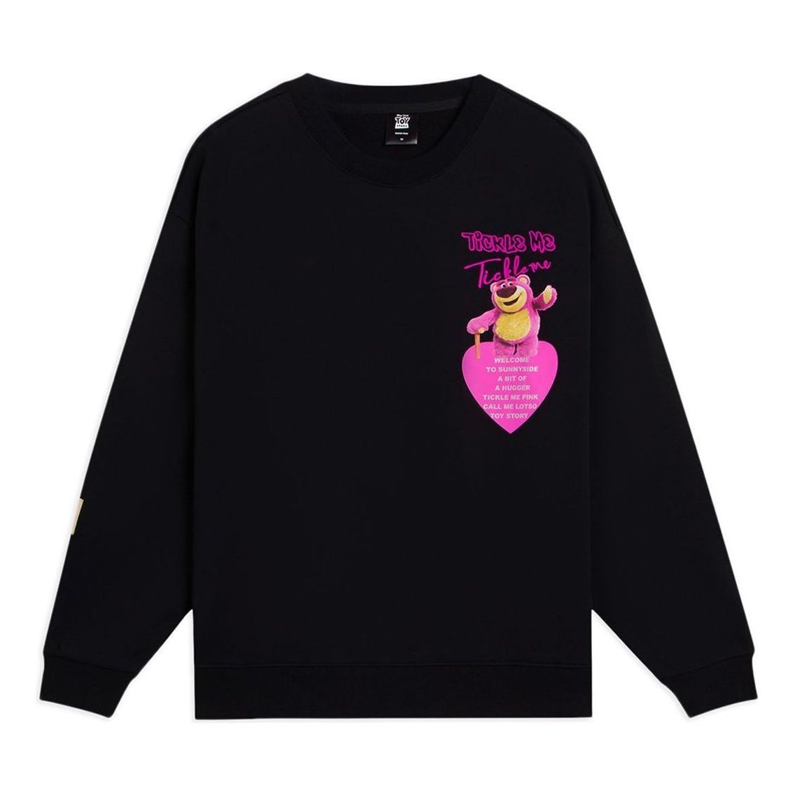(WMNS) Li-Ning x Disney Toy Story Lotso Graphic Sweatshirt 'Black' AWDSG04-2 sold by KicksCrew