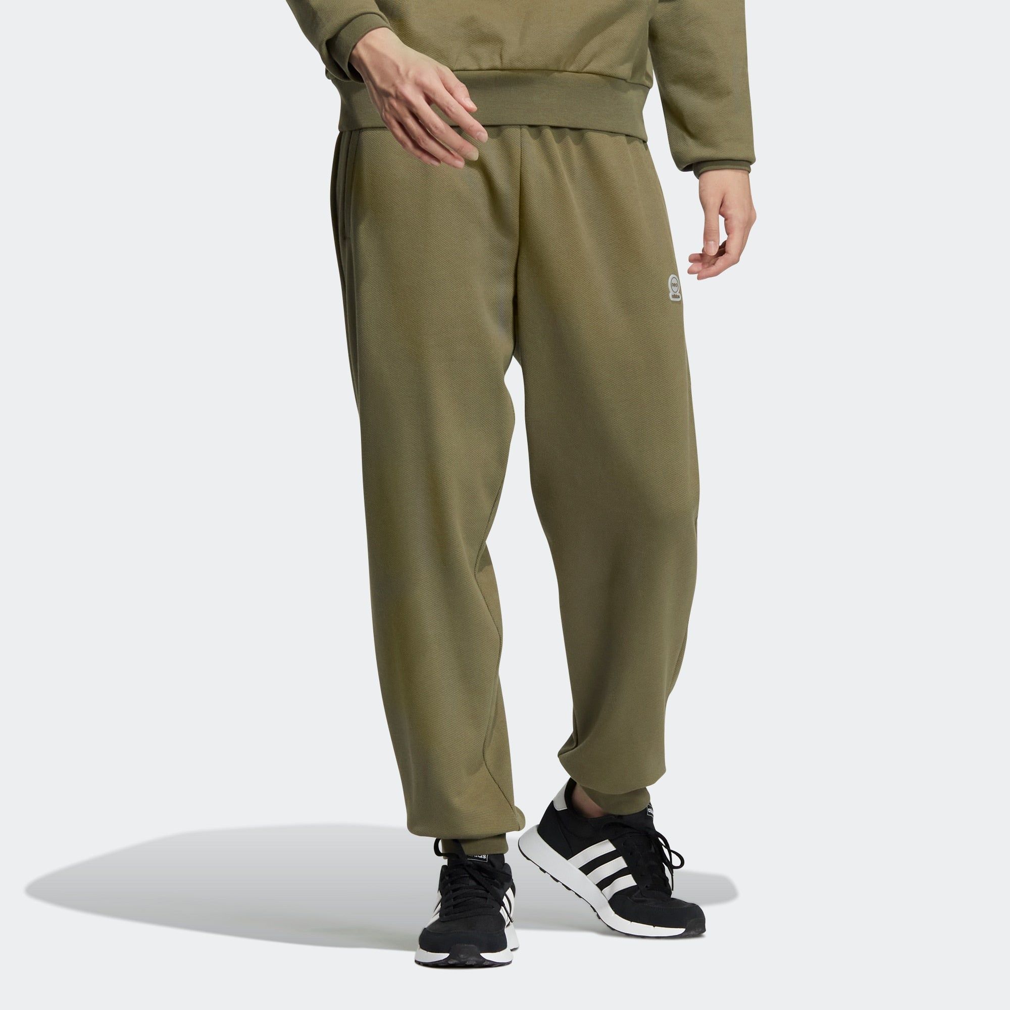 Adidas Neo FT Essentials Pants 'Olive Green' HY2695 sold by KicksCrew product image thumbnail 2