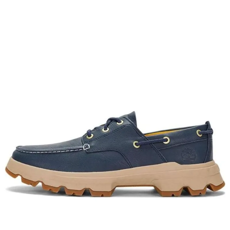 Timberland Greenstride Originals Ultra Leather Boat Shoes 'Blue' A5RFV sold by KicksCrew