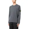STONE ISLAND Logo Patch Sweater 'Lead Grey' 7915526A1-V0062 sold by KicksCrew