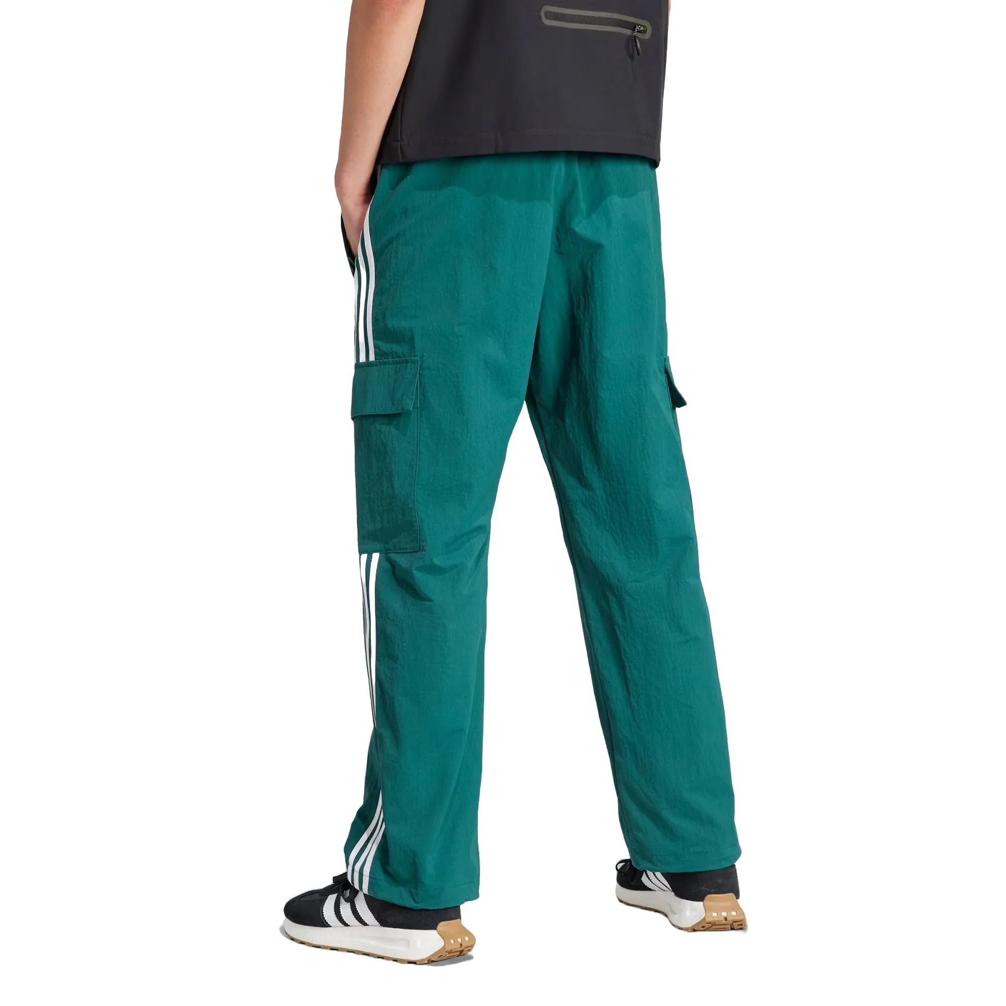 adidas Adicolor Classics 3-Stripes Cargo Pants 'Green' IM9427 sold by KicksCrew product image thumbnail 3