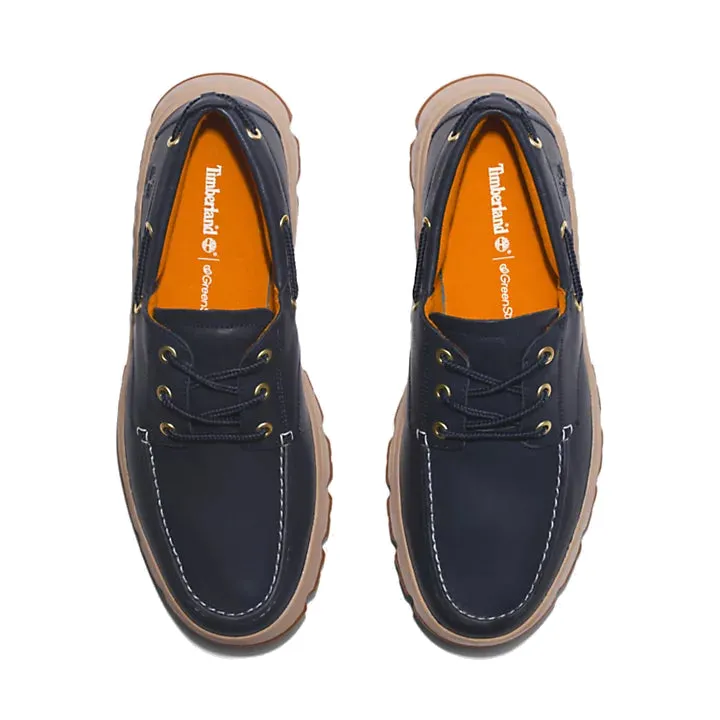 Timberland Greenstride Originals Ultra Leather Boat Shoes 'Blue' A5RFV sold by KicksCrew product image thumbnail 3
