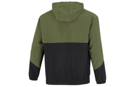 adidas Utility Windbreaker Jacket 'Green Black' HN2428 sold by KicksCrew