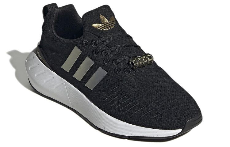 (WMNS) Adidas Swift Run 22 'Black Gold White' GY9575 sold by KicksCrew product image thumbnail 3