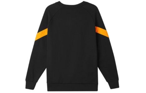 New Balance Athletics Logo-Print Sweatshirt 'Black Orange' AMT11326-BK sold by KicksCrew