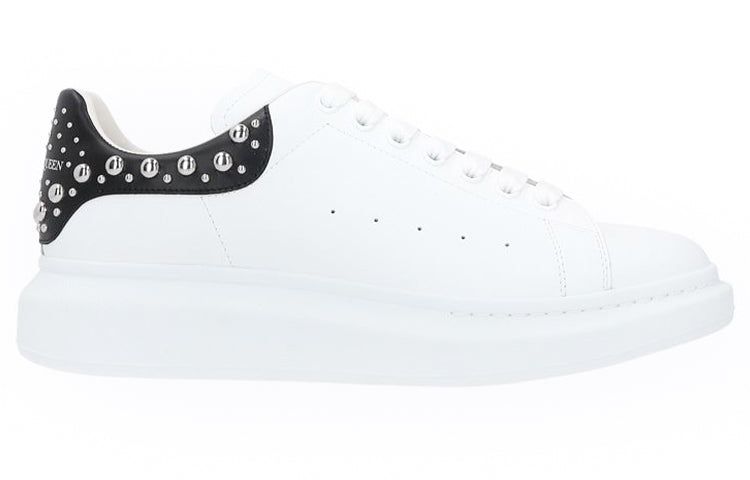 Alexander McQueen Oversized Sneaker 'White Black Studded' 662643WHTQQ9089 sold by KicksCrew product image thumbnail 2