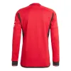 adidas Manchester United 23/24 Long Sleeve Home Jersey 'Team Collegiate Red' IP1729 sold by KicksCrew