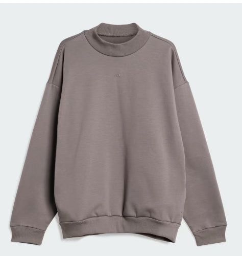 adidas Basketball Crew Sweatshirt 'Brown' IX1966 sold by KicksCrew