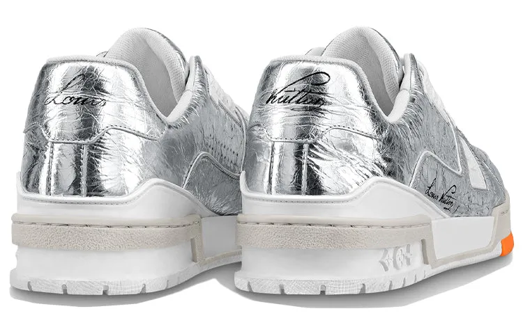 LOUIS VUITTON Trainer Sneakers 'Silver' 1A8KGQ sold by KicksCrew product image thumbnail 3