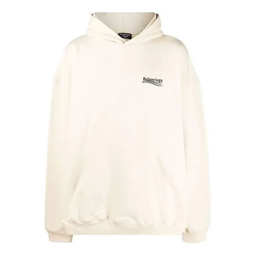 送料込+BALENCIAGA+Political Campaign Hoodie ラージフィット Women's Political Campaign Hoodie Large Fit in Black