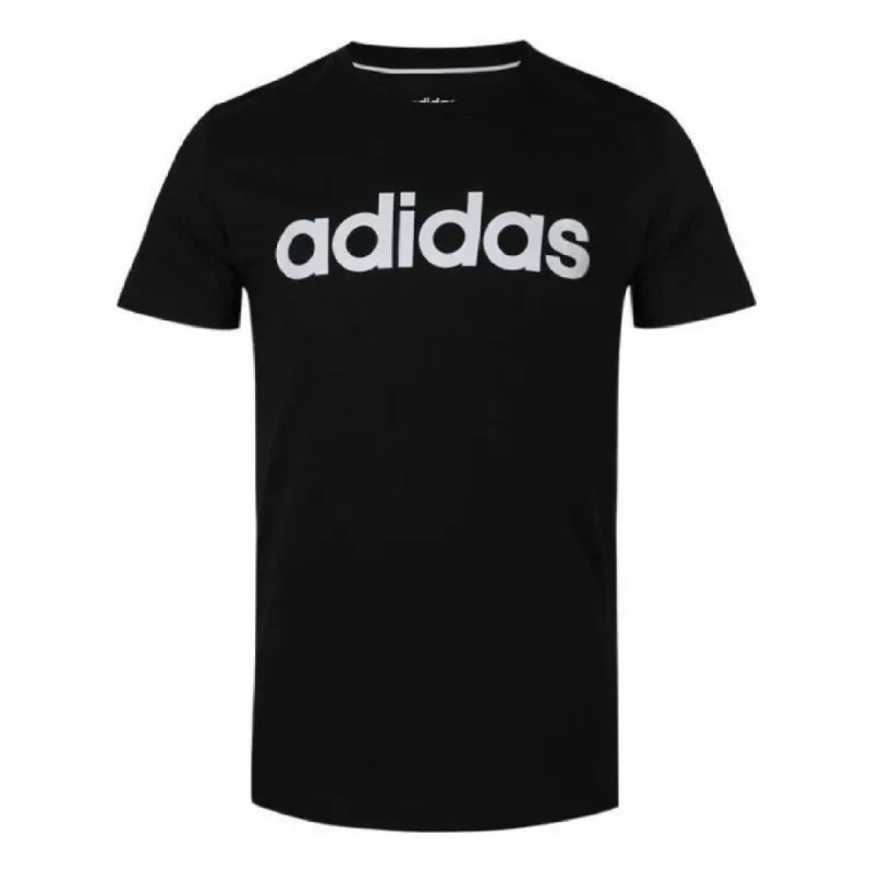 adidas Crew Logo T-Shirt 'Black White' EI4713 sold by KicksCrew