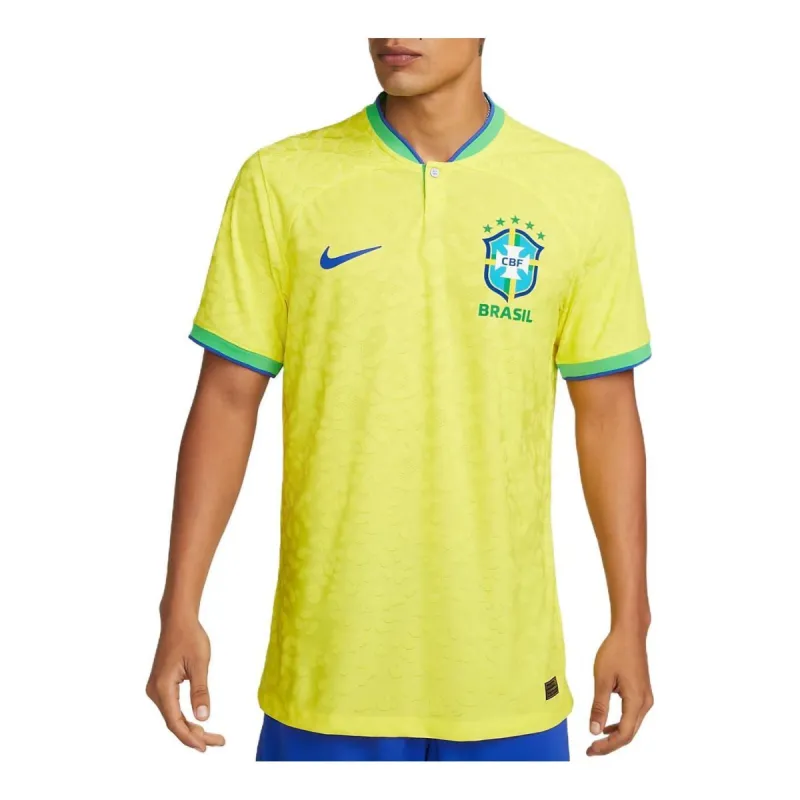 Nike Brazil 22/23 Match Home Dri-FIT ADV Football Shirt 'Dynamic yellow' DN0618-740 sold by KicksCrew
