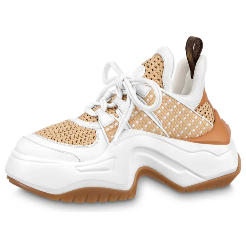 (WMNS) LOUIS VUITTON Archlight 2.0 Platform Sneakers 'Orange' 1ABHYS sold by KicksCrew