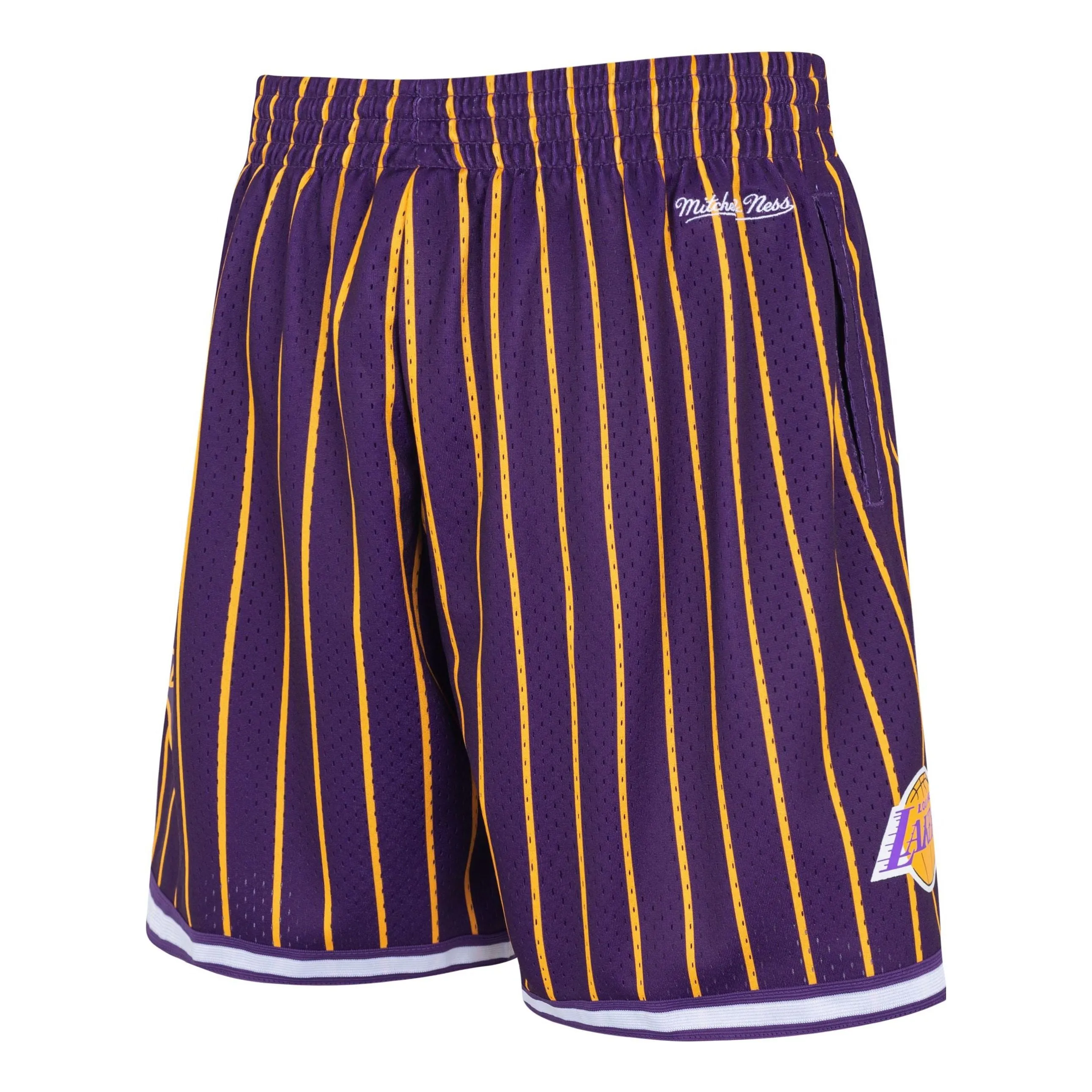 Mitchell & Ness x NBA City Collection Mesh Shorts 'Los Angeles Lakers' PSHR5013-LALYYPPPPRGD sold by KicksCrew product image thumbnail 3