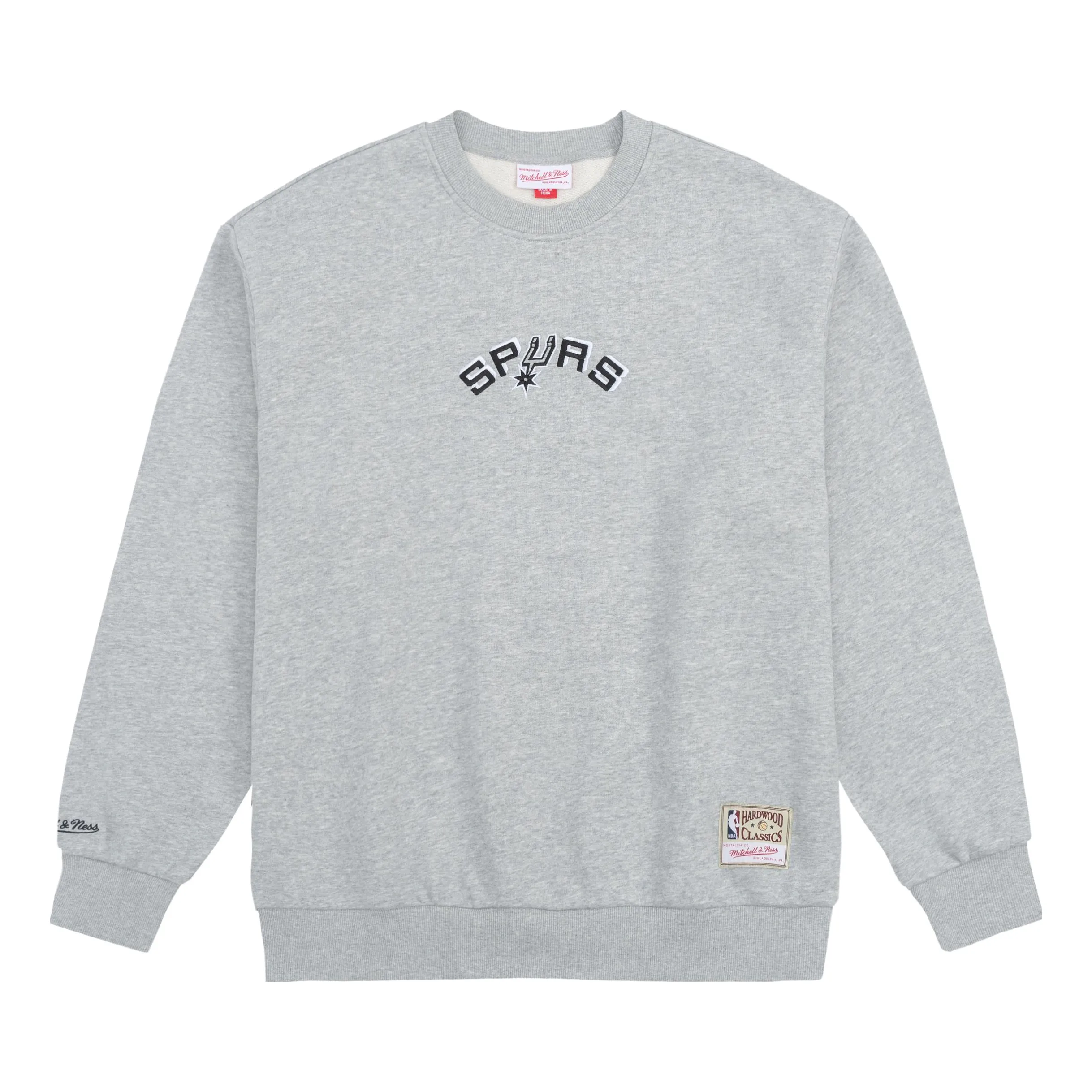 Mitchell & Ness x NBA San Antonio Spurs Sweatshirt 'Grey' MNJYFWHD230920011 sold by KicksCrew