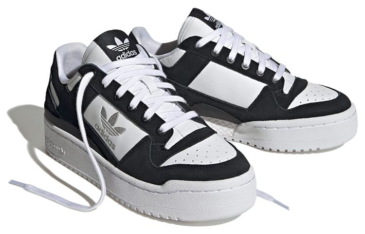 WMNS) adidas originals FORUM Bold 'Black White' IG0269