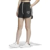 (WMNS) adidas Originals Logo Twist Light Woven Shorts 'Black White' IW6292 sold by KicksCrew