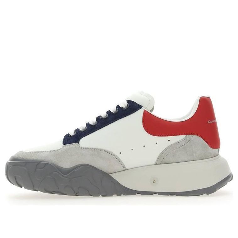 Alexander McQueen Court Trainer 'Grey White Red' 705117WIAAC8990 sold by KicksCrew