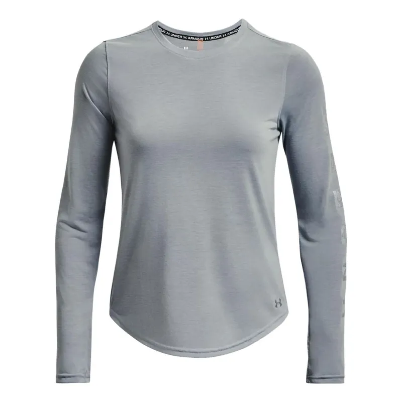 (WMNS) Under Armour Train Anywhere Long Sleeve T-shirt 'Winter Grey' 1379015-465 sold by KicksCrew