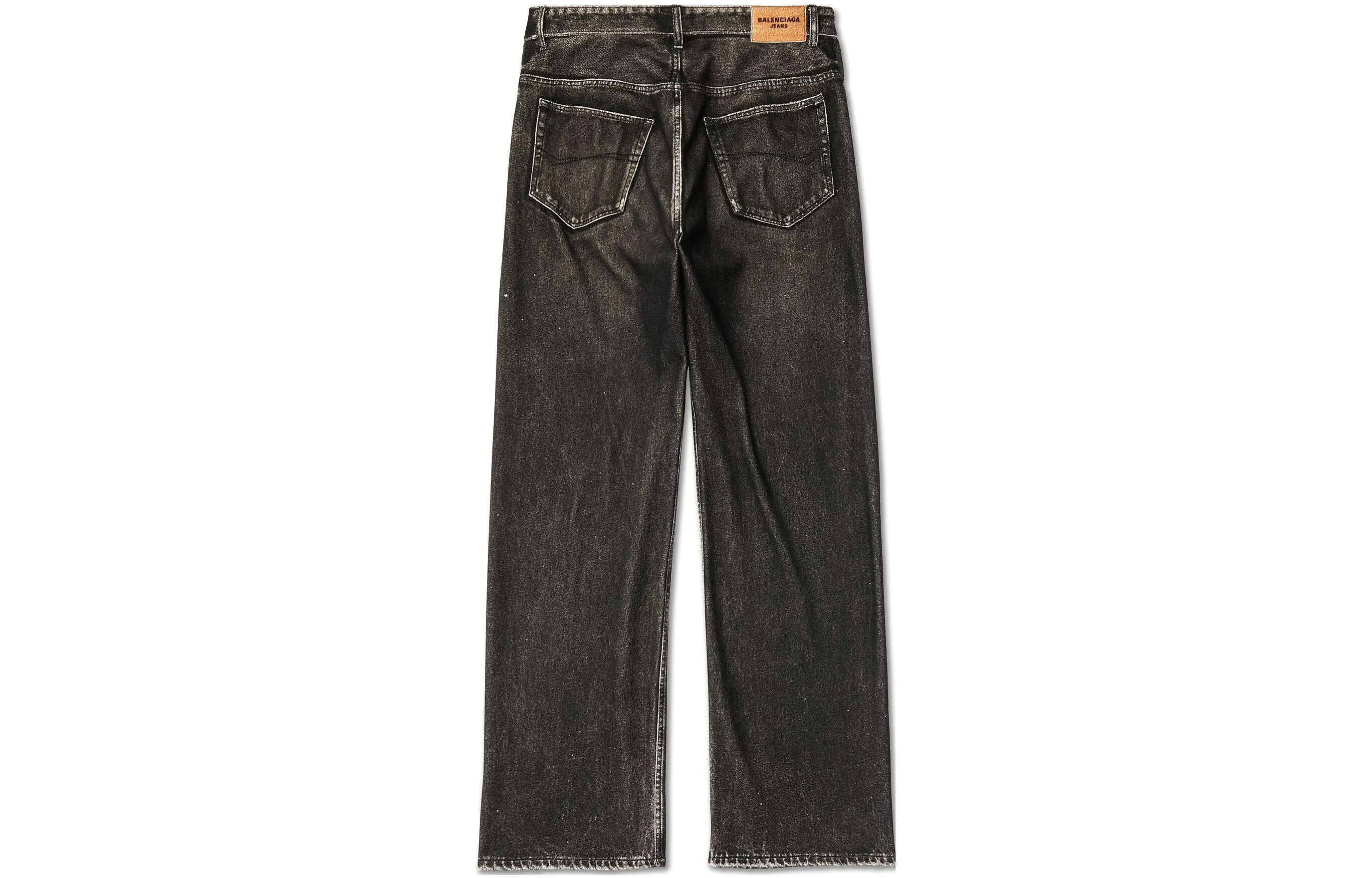 Balenciaga Denim Trompe L'oeil Pants 'Black' 751503TOL991000 sold by KicksCrew product image thumbnail 2