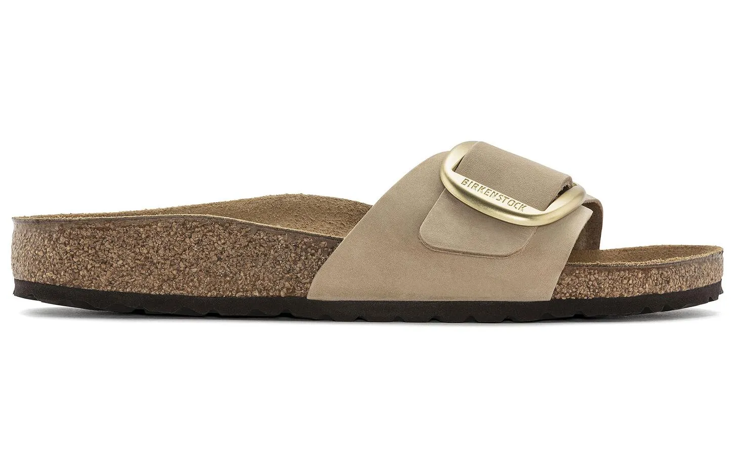 Birkenstock Madrid Big Buckle Nubuck Leather Narrow Fit Sandals 'Sandcastle' 1024009 sold by KicksCrew product image thumbnail 2