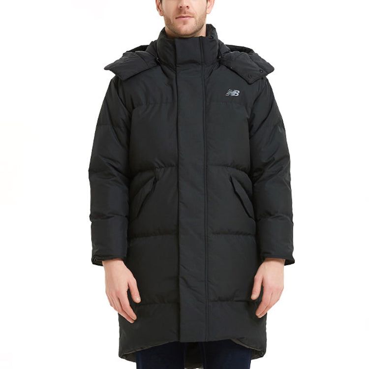 New Balance Long Puffer Jacket 'Black' NP847021-BK sold by KicksCrew product image thumbnail 2