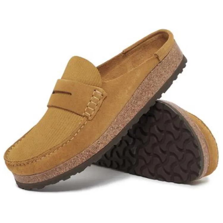Birkenstock Naples Suede Leather 'Corduroy Cork Brown' 1025472 sold by KicksCrew product image thumbnail 5