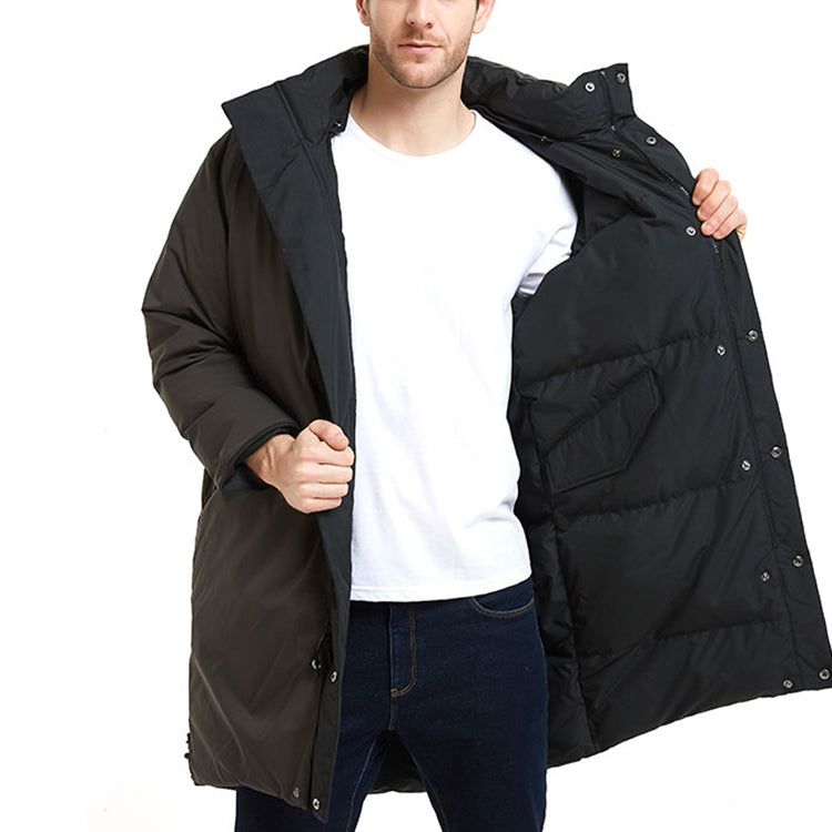 New Balance Long Puffer Jacket 'Black' NP847021-BK sold by KicksCrew product image thumbnail 4