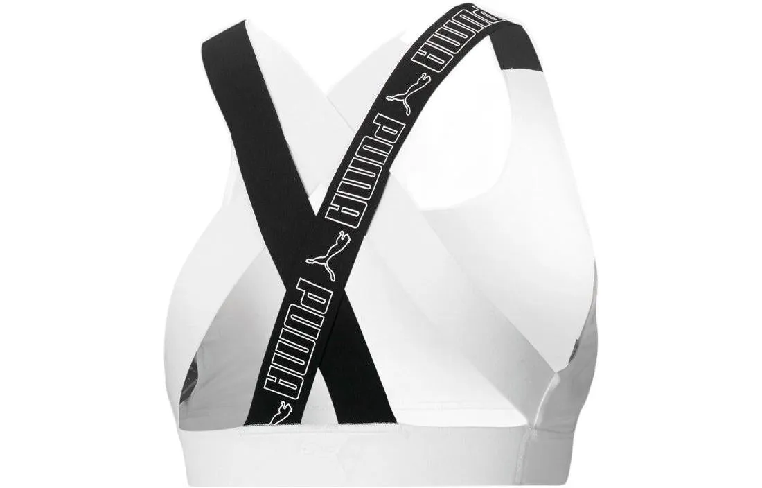 PUMA Mid Impact Feel it Bra 'White' 520299-02 sold by KicksCrew product image thumbnail 2
