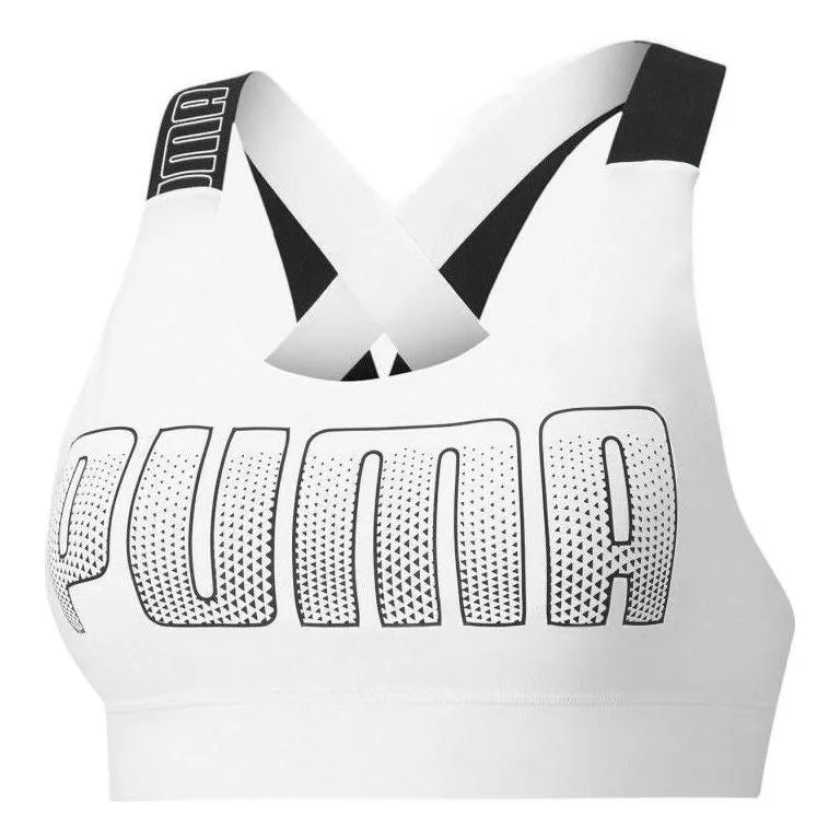 PUMA Mid Impact Feel it Bra 'White' 520299-02 sold by KicksCrew
