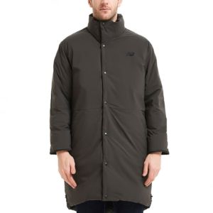 New Balance Long Puffer Jacket 'Black' NP847021-BK sold by KicksCrew
