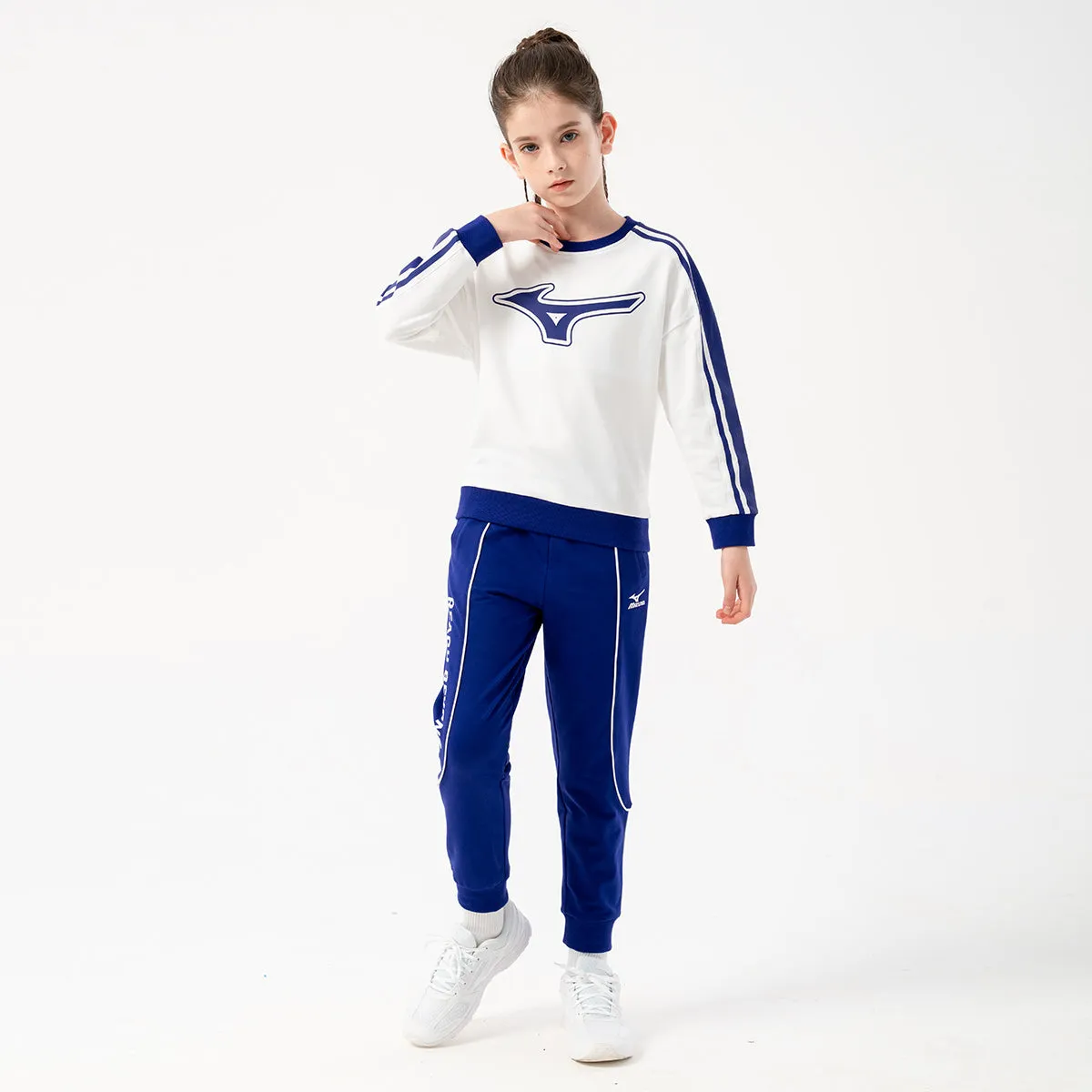 (GS) Mizuno Sportswear Sweater Suit 'Blue' 32CG3902 sold by KicksCrew product image thumbnail 3