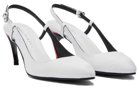 (WMNS) Alexander McQueen Armadillo Slingback Pump 'Ivory Lust Red' 780690WIEX48740 sold by KicksCrew