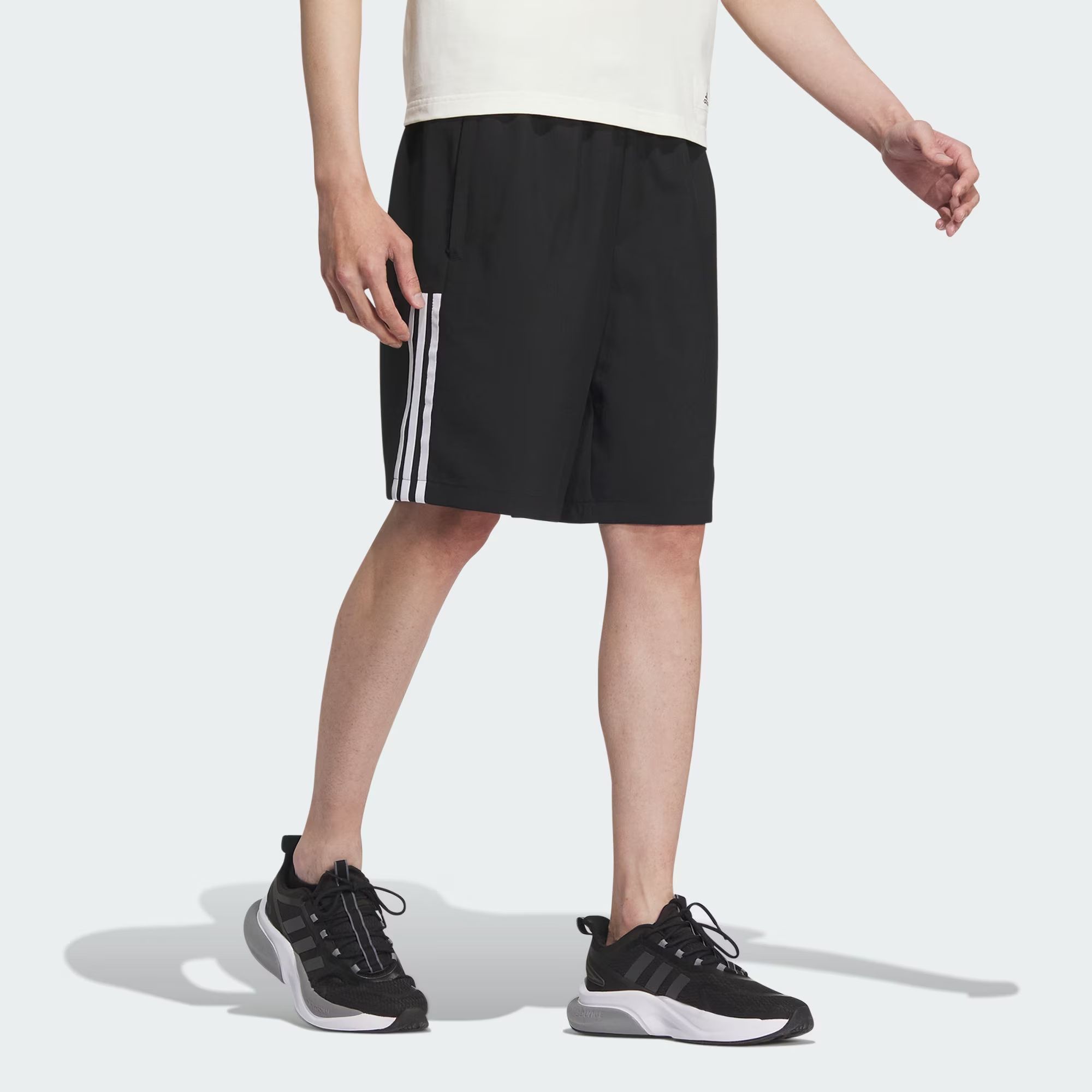 Adidas Future Icons Woven Shorts 'Black' IN6510 sold by KicksCrew product image thumbnail 2