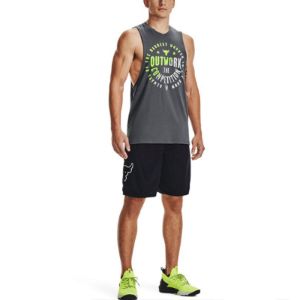 Under Armour Project Rock Outwork Tank 'Grey Green' 1363556-012 sold by KicksCrew