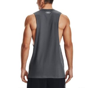 Under Armour Project Rock Outwork Tank 'Grey Green' 1363556-012 sold by KicksCrew