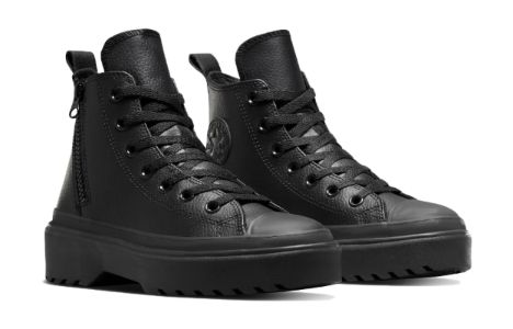 (GS) Converse Chuck Taylor All Star Lugged Lift Platform Leather 'Black' A04819C sold by KicksCrew