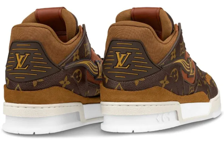 LOUIS VUITTON Trainer Ankle Sneakers 'Brown Monogram' 1A8A9S sold by KicksCrew product image thumbnail 3