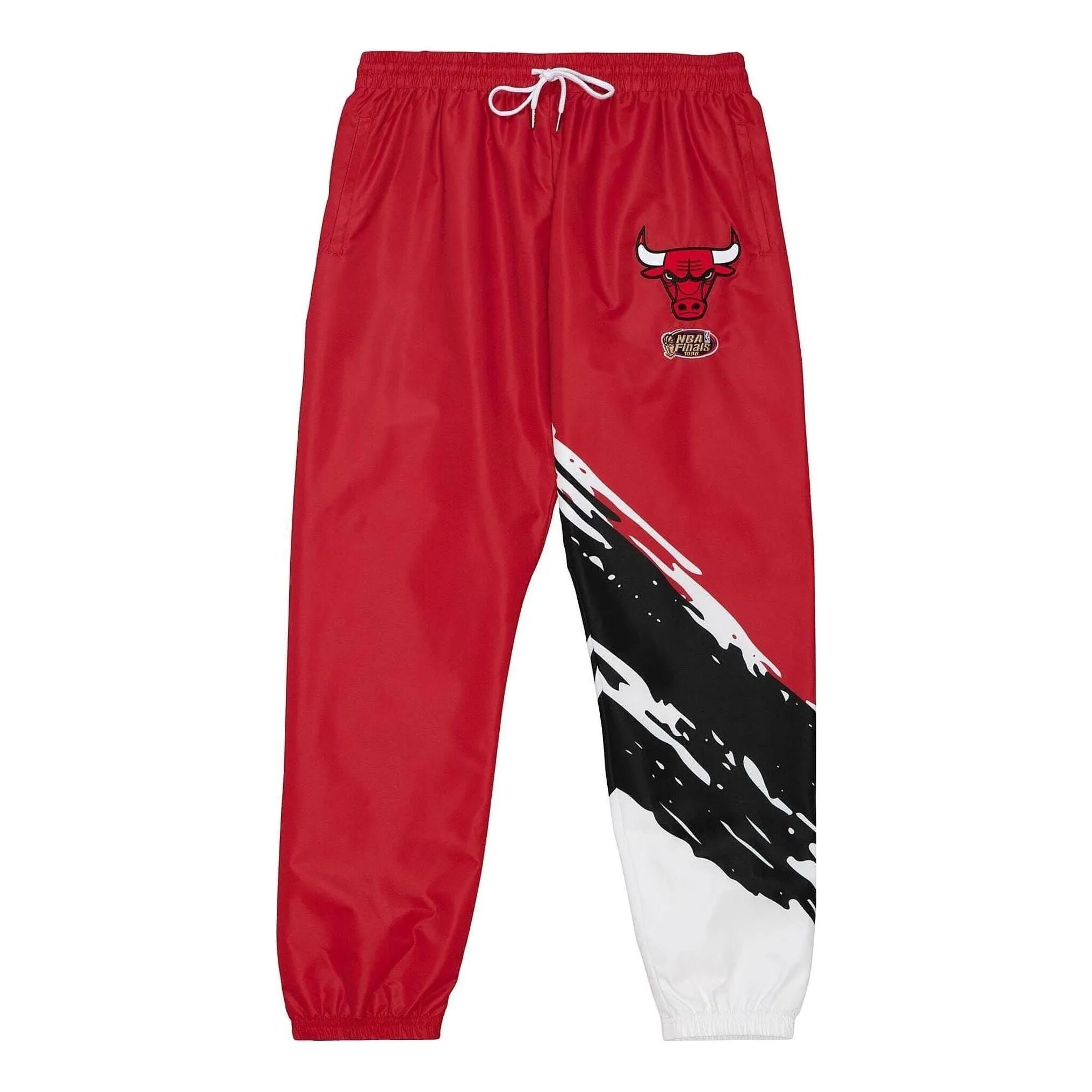 Mitchell & Ness x NBA Paintbrush Warm Up Pants 'Chicago Bulls' PWUP3415-CBUYYPPPMTWH sold by KicksCrew