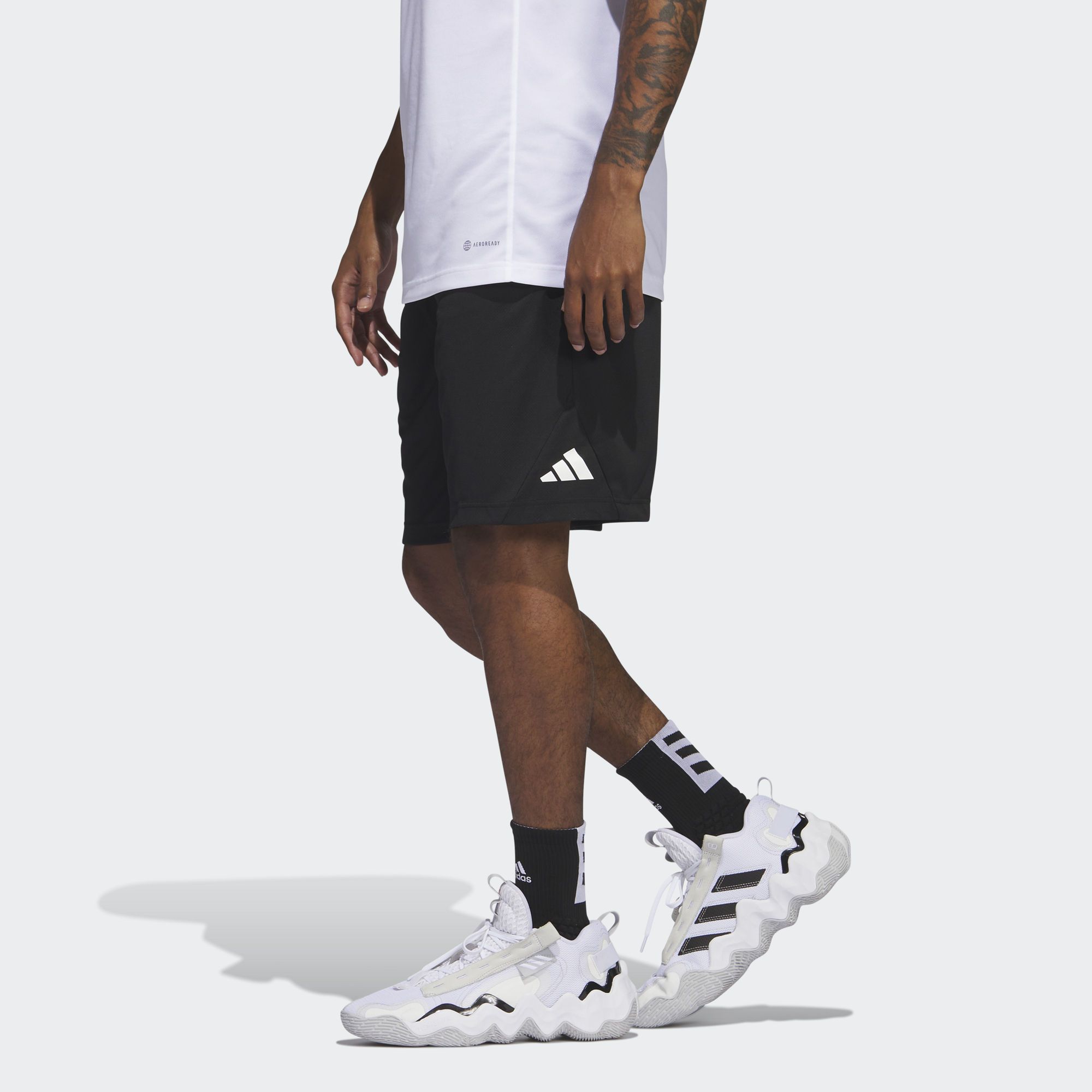 adidas Basketball Badge of Sport Shorts 'Black' IC2444 sold by KicksCrew product image thumbnail 4