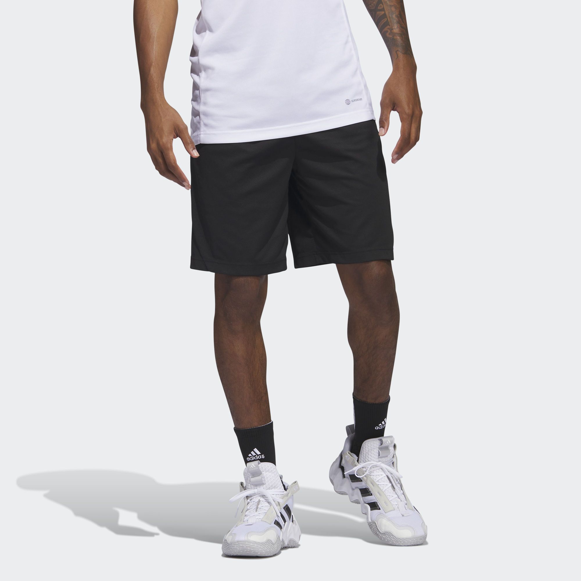 adidas Basketball Badge of Sport Shorts 'Black' IC2444 sold by KicksCrew product image thumbnail 2