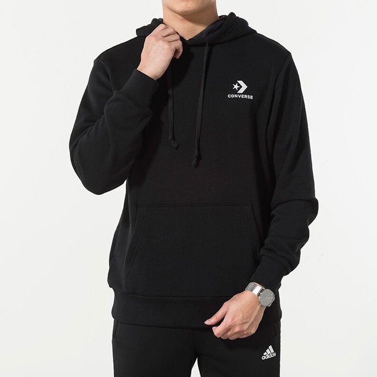 Converse Star Chevron Embroidered Pullover Sweatshirt 'Black' 10008926-A01 sold by KicksCrew product image thumbnail 4