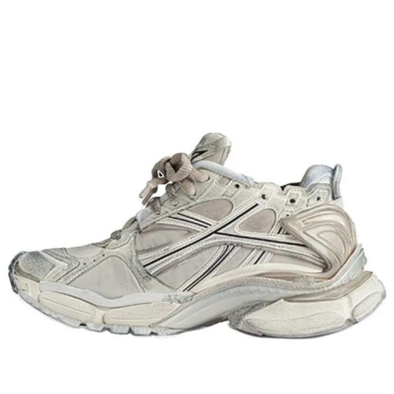 Balenciaga Runner Sneakers 'Beige Nylon Suede-Like Fabric' 772774W3RNY9797 sold by KicksCrew