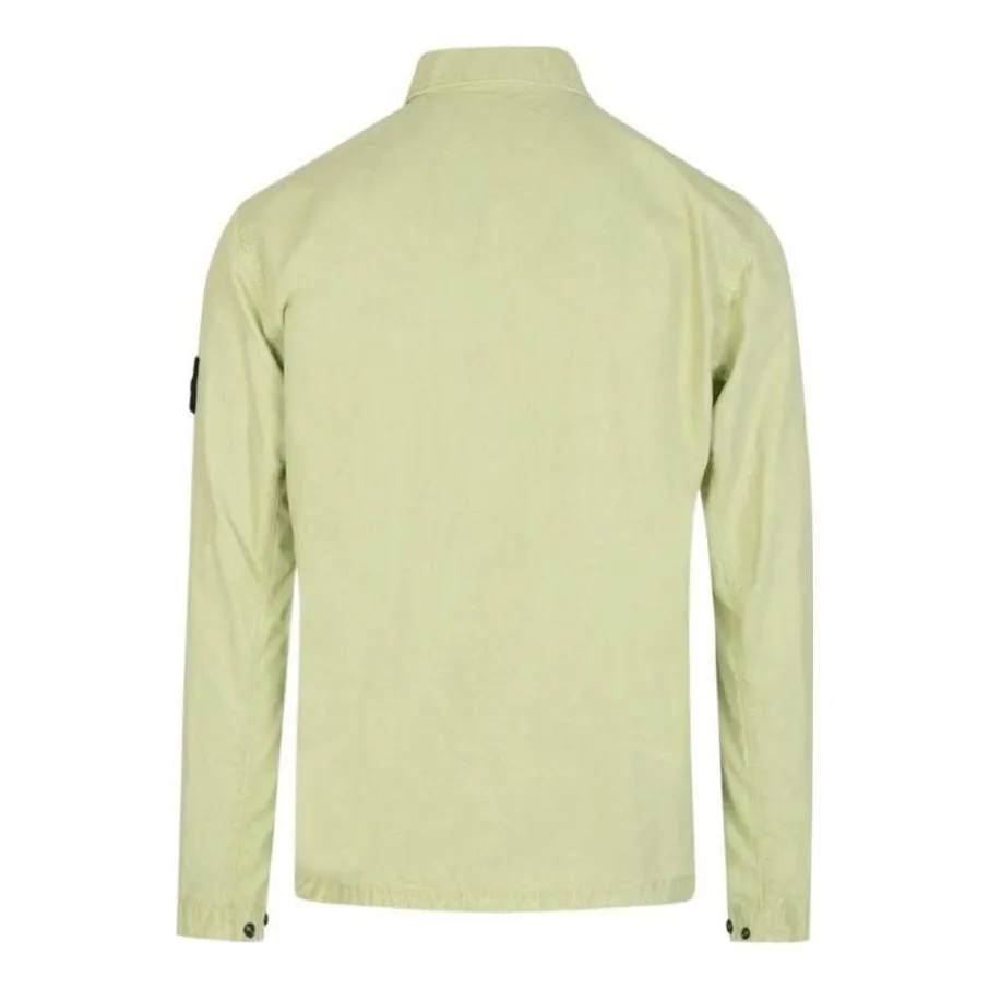STONE ISLAND Brushed Cotton 2 Pocket Shirt Jacket 'Mint Green' 7615114WN-V0152 sold by KicksCrew product image thumbnail 2