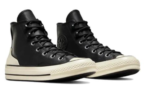 Converse Chuck 70 Leather High 'Black Egret' A05695C sold by KicksCrew