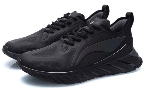 Li-Ning Running Shoes 'Black Reflective' ARHR047-3 sold by KicksCrew