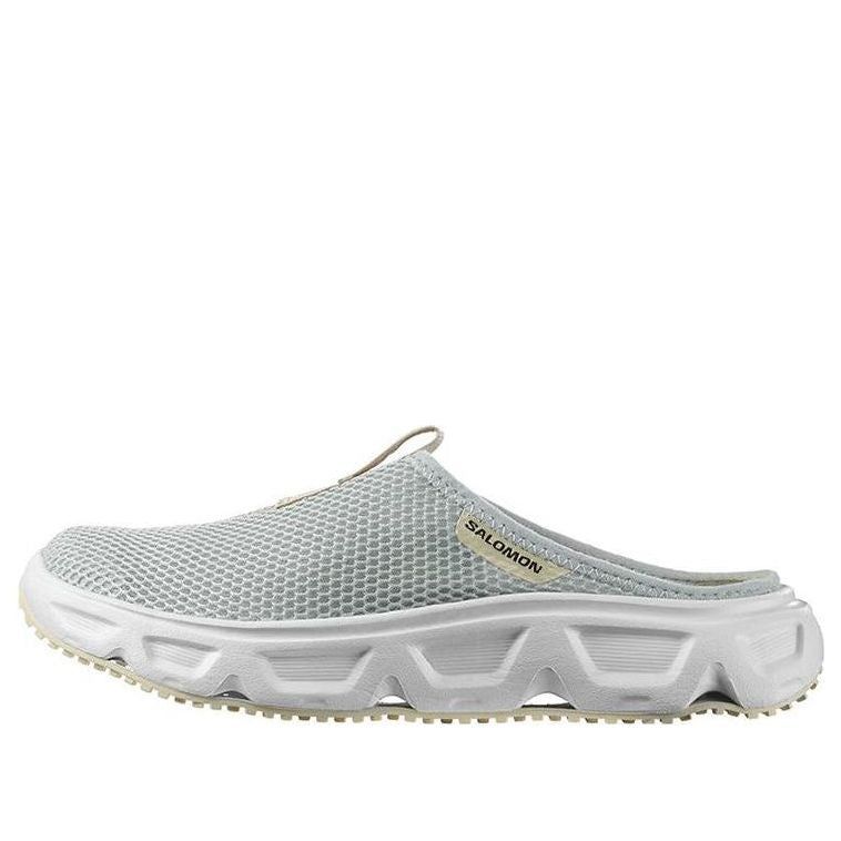 (WMNS) SALOMON Reelax Slide 6.0 'Grey White' 471126 sold by KicksCrew
