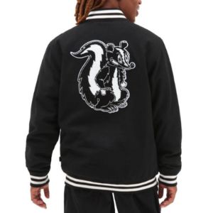 Vans Checkerboard Research Varsity Jacket 'Black' VN0A7S92BLK sold by KicksCrew