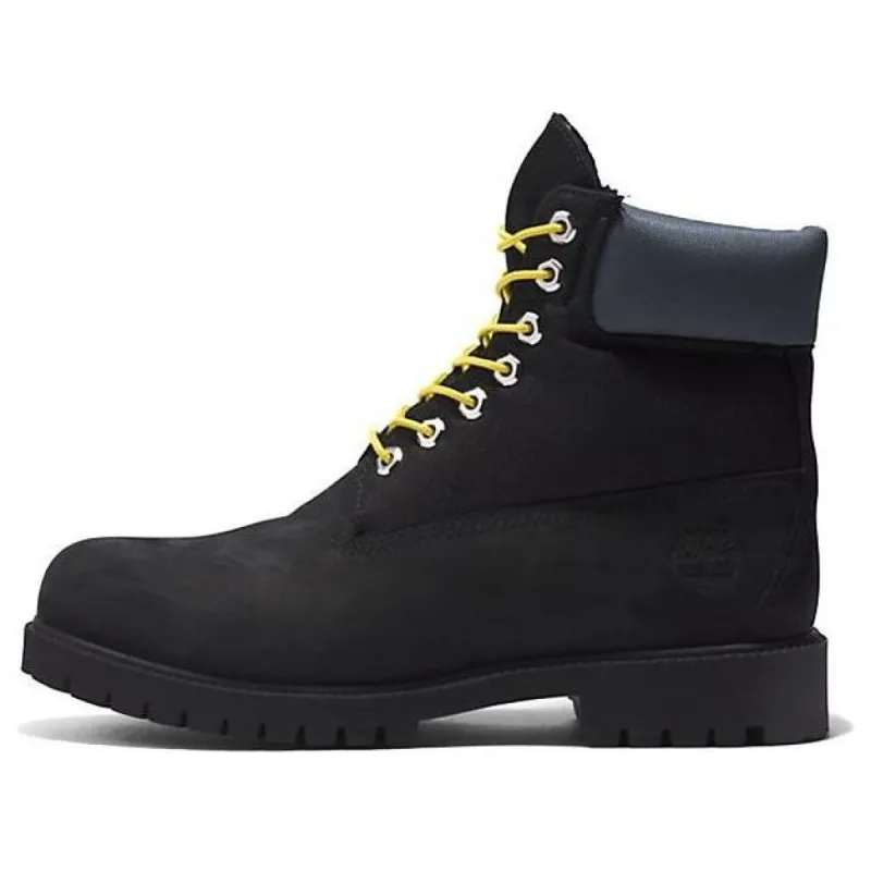 Timberland Heritage 6 Inch Waterproof Boots 'Black Regenerative Leather' A5RVZ015 sold by KicksCrew