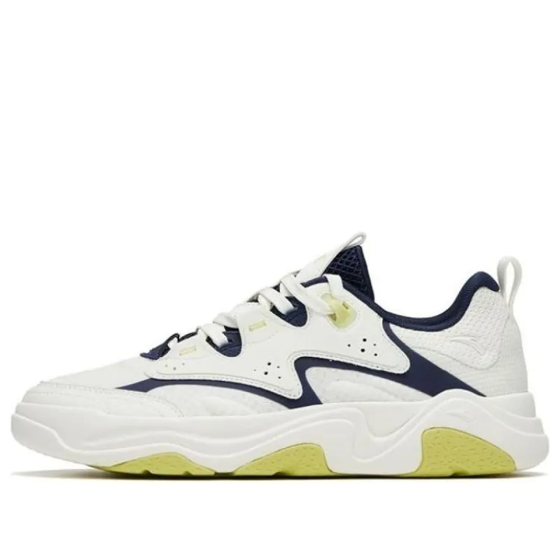 ANTA Life Series Sneakers 'White Yellow' 112328052-3 sold by KicksCrew